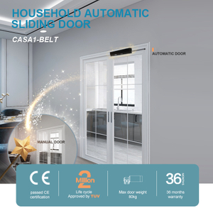 CASA1-belt درب اتوماتیک کشویی AC100-240V درب اتوماتیک خانه برای درب آشپزخانه و بالکن از Ningbo Turtech 